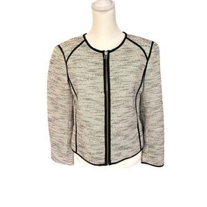 Wilfred Aritzia cropped boucle tweed mallibon blazer, size 6 new without tags